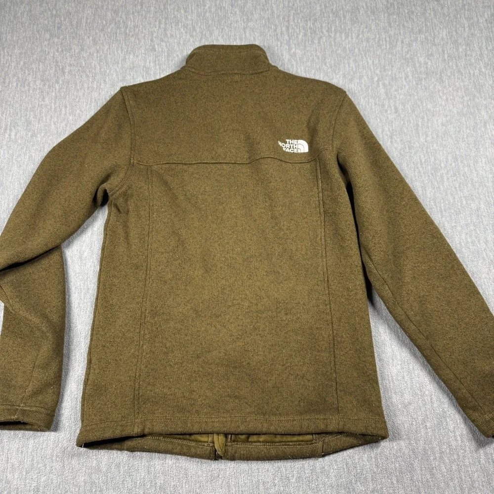 The North Face Jacket Mens Small Fleece Full Zip Mock Neck Sweater Gordon
